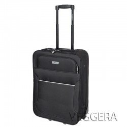 Suitcase Cabin Fabric Diplomat Black 3002 S