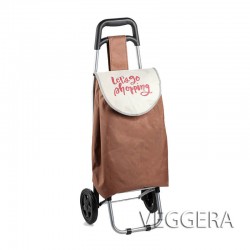 ΚΑΡΟΤΣΙ ΛΑΪΚΗΣ LET'S GO SHOPPING ΥΦΑΣΜΑΤΙΝΟ 24lt ΚΑΦΕ 
