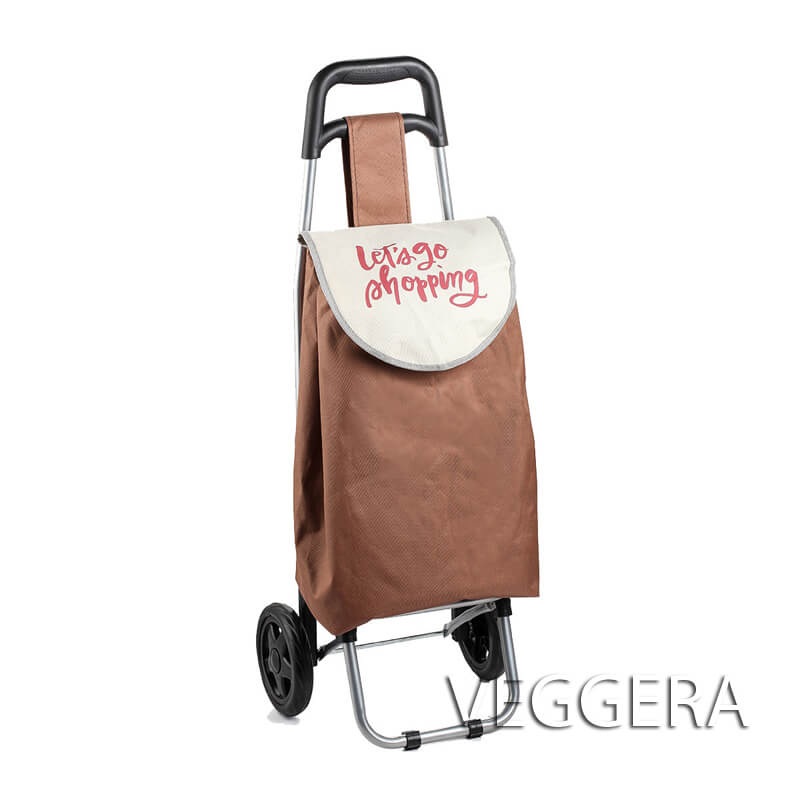 ΚΑΡΟΤΣΙ ΛΑΪΚΗΣ LET'S GO SHOPPING ΥΦΑΣΜΑΤΙΝΟ 24lt ΚΑΦΕ 