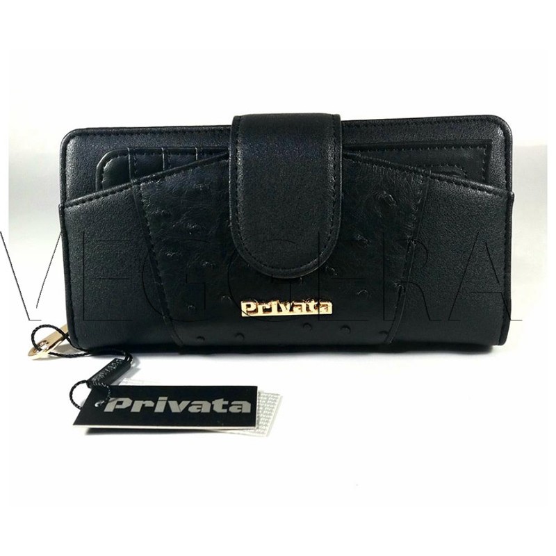 Γυναικείο πορτοφόλι privata 74-91789 μαύρο 